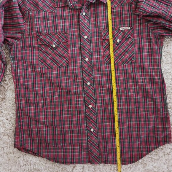 Lucky Brand Sportswear Mens Long Sleeve Dress Shirt Size XL Pearl Snap Western - Picture 11 of 11